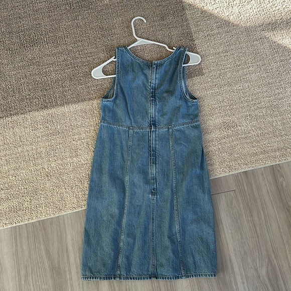 Madewell Ariana V Neck Denim Dress - Picture 4 of 4